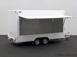 Blyss HB20421HT | PREMIUM AERO | WEISS 400X200X230CM 2000KG VERKAUFSANHÄNGER