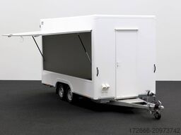 Blyss HB20421HT | PREMIUM AERO | WEISS 400X200X230CM 2000KG VERKAUFSANHÄNGER