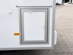 Blyss H18422HN | WEISS 420X223X230CM 1800KG VERKAUFSANHÄNGER | 2X VERKAUFSKLAPPE