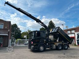 SCANIA R650 V8 3Skipper+HIAB X-HIDUO 188 Kran 6x4