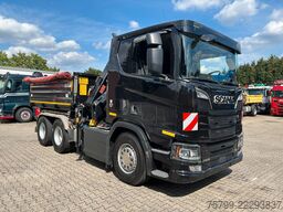 SCANIA R650 V8 3Skipper+HIAB X-HIDUO 188 Kran 6x4