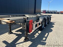 Van Hool 3-ASSIGE OPLEGGER 20FT/30FT ADR CHASSIS / galva...
