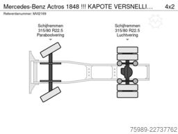 Mercedes-Benz Actros 1848 !!! KAPOTE VERSNELLINGSBAK vin: WDF...