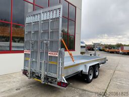 Möslein TT 11-E6x2 hydr. Rampen Tieflader fĂŒr FrĂ€sen breiten hydraulischen Rampen, Neu