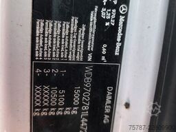 MERCEDES-BENZ 1524 BDF mit Klima, Ladebordwand, 2 x Bett