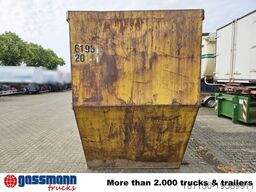  Absetzcontainer ca. 17m³ offen mit Flügeltüren