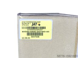  JAT 80D53-0540-D07WD-83 ECOSPEED Servomotor SN:GHXXX00222652001 - ungeb.! -
