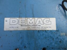 Demag EU/RU11 Nutzlast 1350KG Laufkatze Kranfahrwerk Rollfahrwerk Kettenzug
