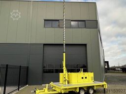 Atlas Copco Unique generator with light pole on trailer!