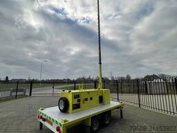 Atlas Copco Unique generator with light pole on trailer!