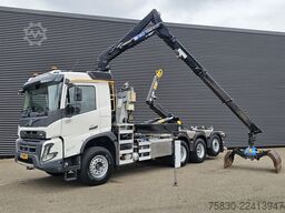 Volvo FMX 460 8x4*4 / HMF Z KRAAN + HYVA LIFT
