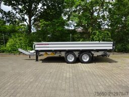 Möslein TTD11 weiß  neuer Tandem 3- Seitenkipper Tieflader-- Neufahrzeug --