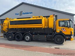 Scania P114-340 8x2 Vacuüm- & HD-pump / Saug und Druck.