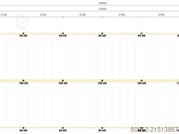 10x25m Lagerbühne , Belastung : 500kg/qm Unterkante: 3,0m , ca. 250qm Systembühne