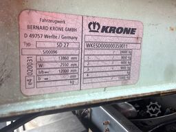Krone SDP27 (DISC BRAKES / BPW AXLES / FREINS DISQUE ...