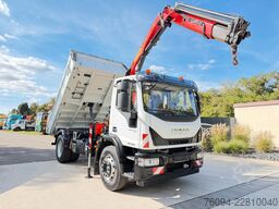 IVECO Eurocargo 180-320 KRAN 14m FUNK KIPPER AHK