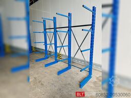 ca. 3,15 lfm. Kragarmregal Langgutregal H: 250 cm 140 kg/Arm META Multistrong