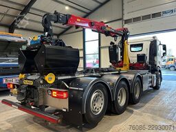 DAF XF480 8x4 TRIPLE Palfinger Z kraan/Afstandsbedi...