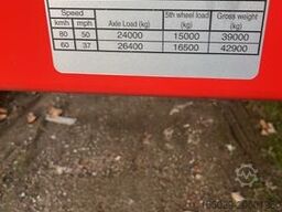 KÄSSBOHRER KSLA RJ Mega Jumbo Tieflader tele Wie Neu