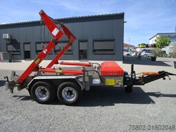 Unsinn Absetzcontainer Anhänger+Teleskop+Deckelmulde