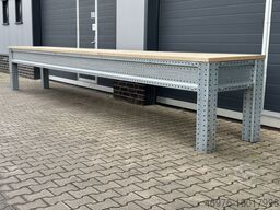 Packtisch Werktisch Arbeitstisch Abm: 2.750 x 850 x 940 mm (BxTxH)