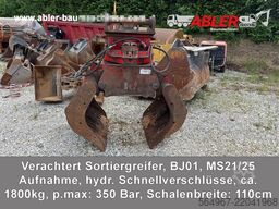 Verachtert Sortiergreifer MS21/25 hydr. Schnellvers