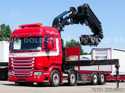 SCANIA R 490 Pritsche Kran Effer Funk Lift-/Lenkachse