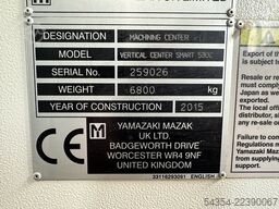 Mazak Vertical Centre Smart 530C