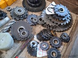 Sandvik Scheibenfräser + Aufnahmen Konvolut