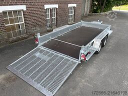 Variant 3518 B4 | MAXI LOAD 400X180CM 3500KG BAUMASCHINENANHÄNGER | RAMPE | BEAVERTAIL