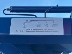 MERCEDES-BENZ 1836 LL Antos Pritsche & Heckkran MKG 116 A