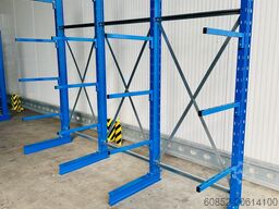 ca. 3,15 lfm. Kragarmregal Langgutregal H: 250 cm 140 kg/Arm META Multistrong