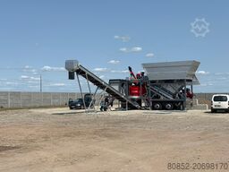 Polygonmach mobile 60m3 concrete plant self-erected