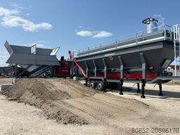 Polygonmach mobile 60m3 concrete plant self-erected