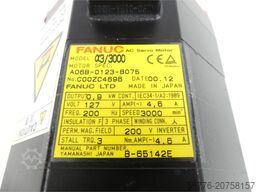 Fanuc A06B-0123-B075 AC Servo Motor SN: C00ZC4696