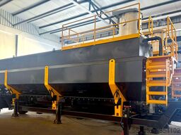 FABO cement silo 30-tons semi-mobile horizontal silos