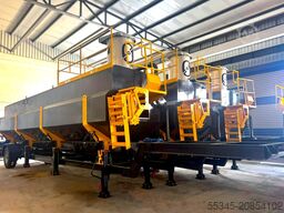 FABO cement silo 30-tons semi-mobile horizontal silos