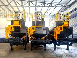 FABO cement silo 30-tons semi-mobile horizontal silos