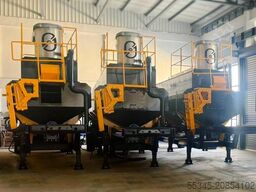 FABO cement silo 30-tons semi-mobile horizontal silos