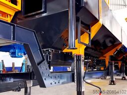 FABO cement silo 30-tons semi-mobile horizontal silos