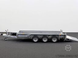 Ifor Williams GX126 TRIDEM | RAMPE 366X184CM 3500KG BAUMASCHINENANHÄNGER