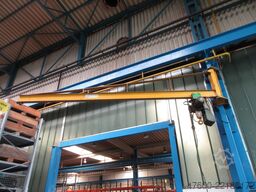 Stahl Demag Drehkran Hallenkran Kran Wandschwenkkran 4,6m NL 1250Kg Kettenzug