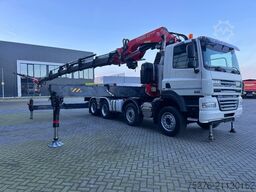 DAF CF 85.460 8x4 Tractor unit- Fassi F1100+Flyjib,...