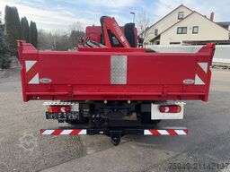 DAF LF 220 10To. 3.S. Kipper/Kran Fassi F65,