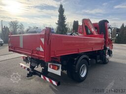 DAF LF 220 10To. 3.S. Kipper/Kran Fassi F65,