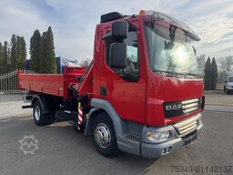 DAF LF 220 10To. 3.S. Kipper/Kran Fassi F65,