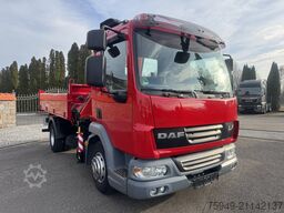 DAF LF 220 10To. 3.S. Kipper/Kran Fassi F65,