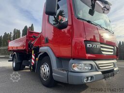 DAF LF 220 10To. 3.S. Kipper/Kran Fassi F65,