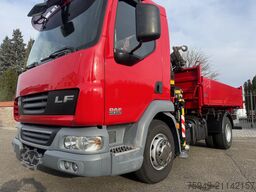 DAF LF 220 10To. 3.S. Kipper/Kran Fassi F65,