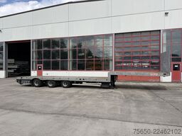 Möslein STO 3 Schwebheim  3 Achs Satteltieflader Plato 45 t GGfür Fertigteile, Baumaschinen